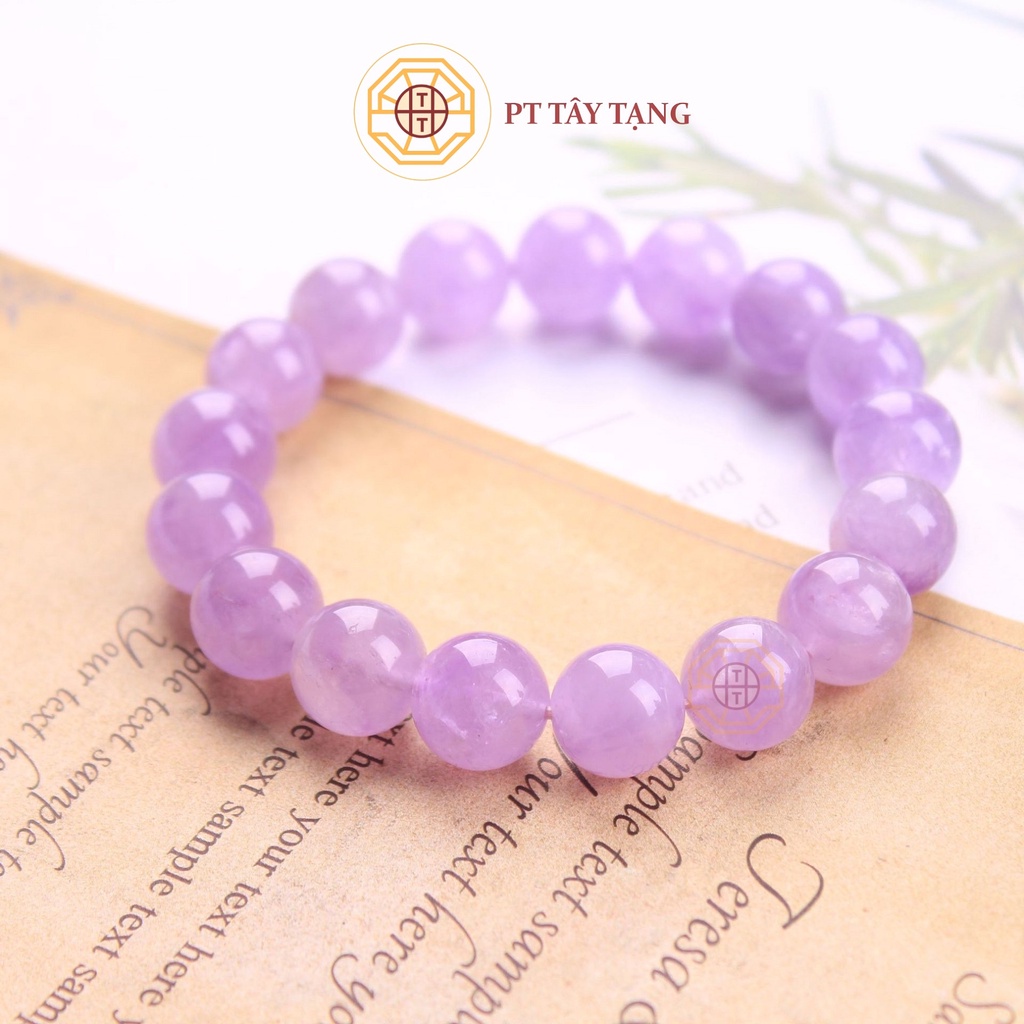 Vòng Tay Phong Thủy Pha Lê Tím Cao Cấp  May Mắn Tài Lộc Tình Duyên - Phong Thủy Tây Tạng HCM