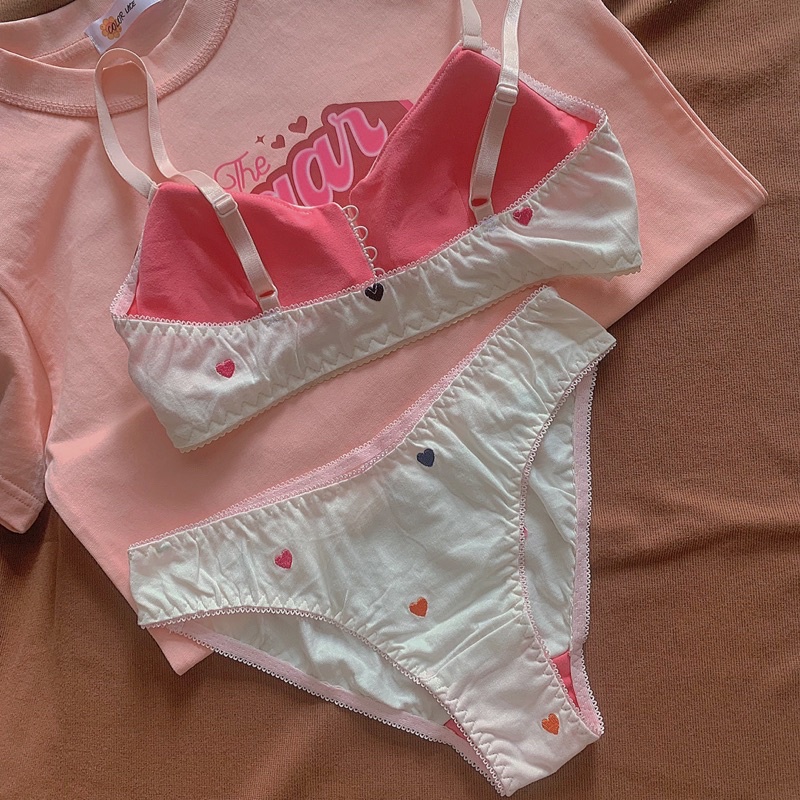 Set Barbie bra Nút xinh xắn có mút rời. | BigBuy360 - bigbuy360.vn