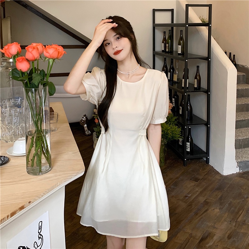 Váy Nữ Ngắn Tay Dáng Chữ A Thiết Kế Mỏng Xinh Xắn Phong Cách Trẻ Trung Dự Tiệc Thời Trang Sugal VAY NU 045V1