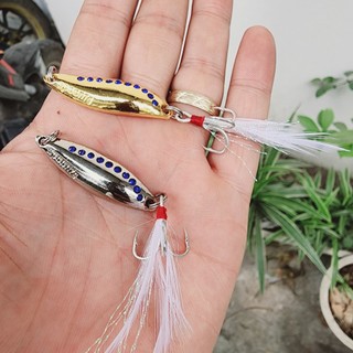 Mồi Câu Lure Thìa Lượn Spoon chuyên câu cá suối, cá mương, câu lure