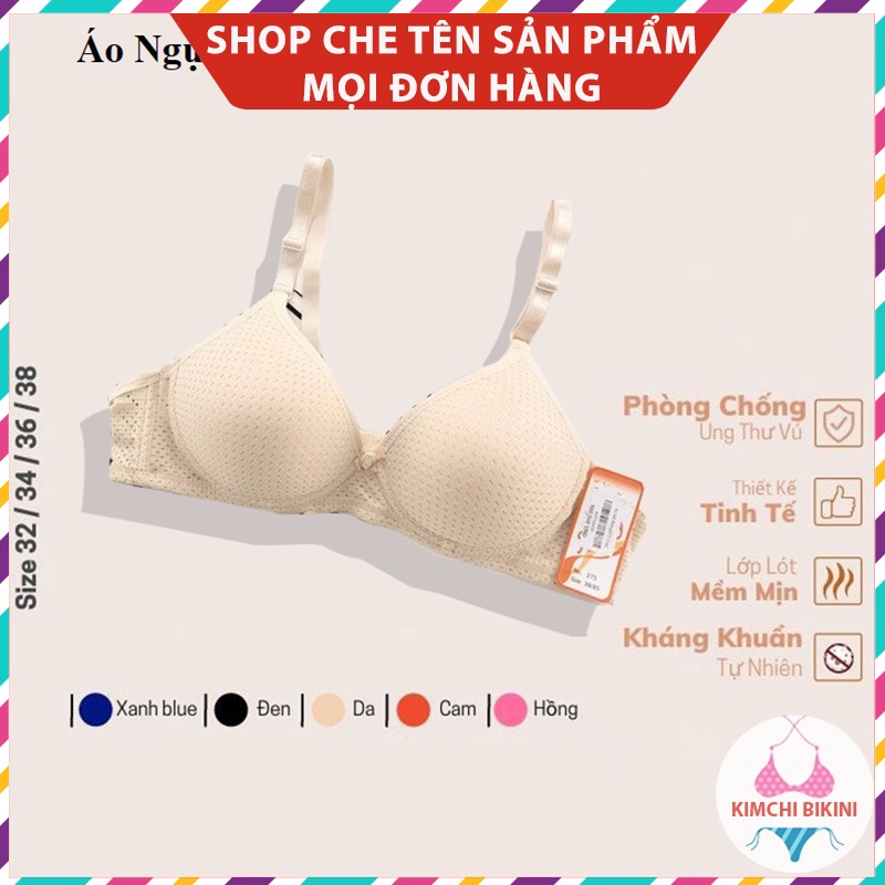 [Thanh Lý] Áo nót nữ đệm mỏng không gọng co dãn nội y KIMCHIBIKINI Áo Con nữ xuất nhật AL027