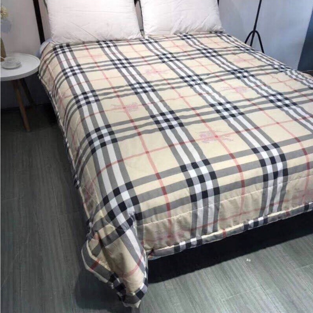 Chăn Burberry, chăn đũi cotton cực mềm, mịn và thoáng khí