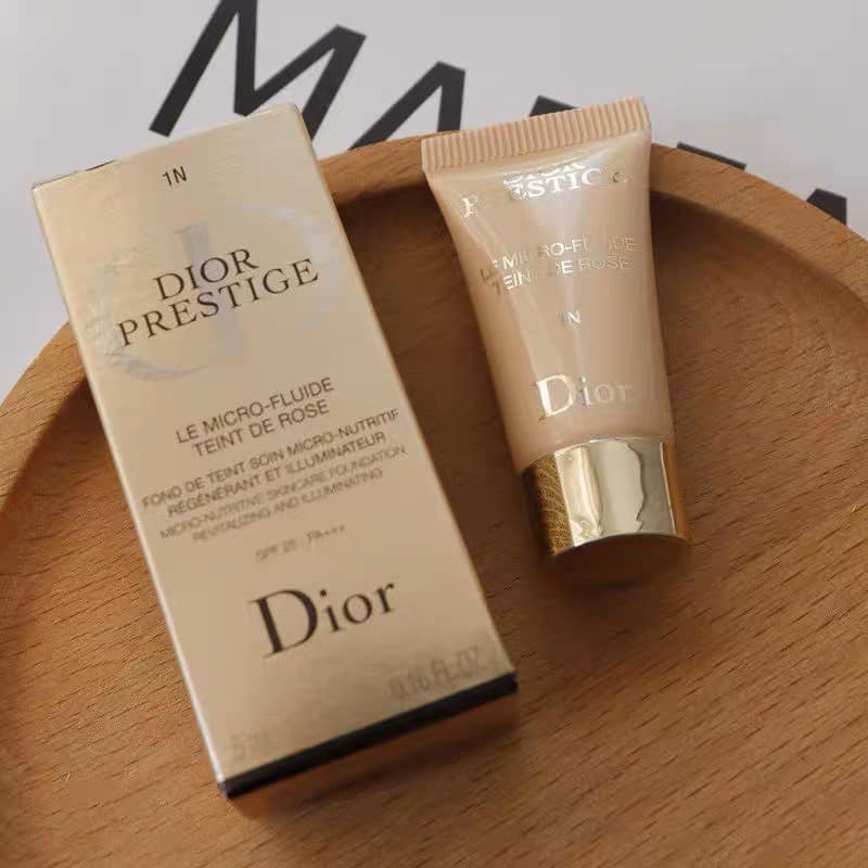 Kem nền Dior Prestige le Micro-Fluide Teint de Rose - Mini 1N - 5ml