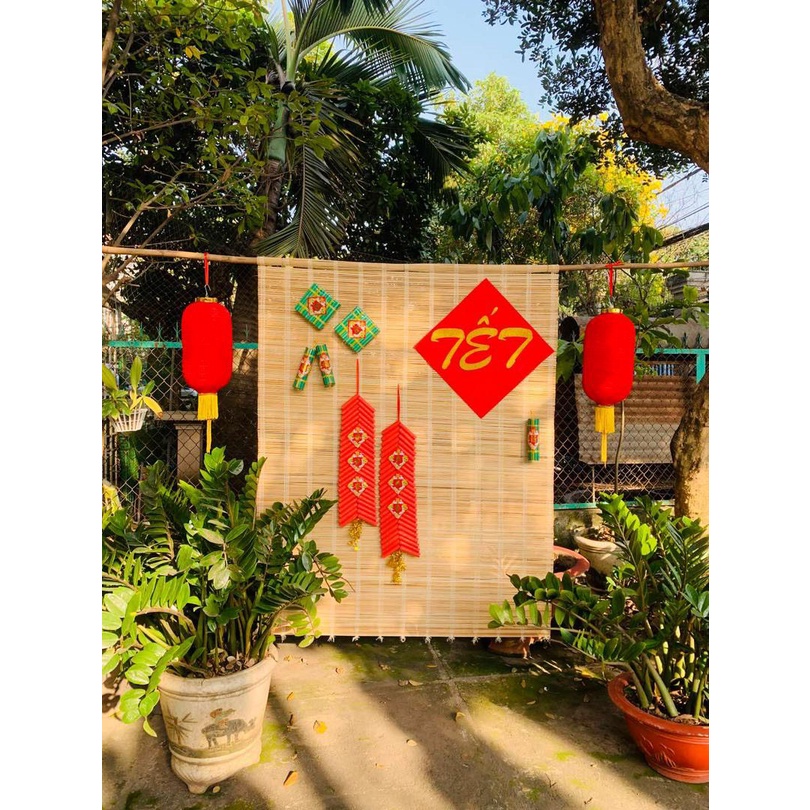 Mành cọ trang trí đẹp đủ kích thước