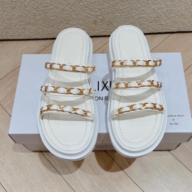 Dép Bánh Mì Phối Xoắn Xích - T03