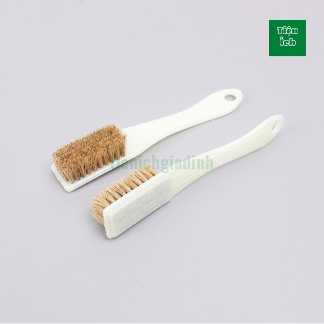 Bàn Chải Đánh Giày Lông Heo Cán Nhựa Dễ  Dàng Sử Dụng Vệ Sinh Giày Dép Ví Da