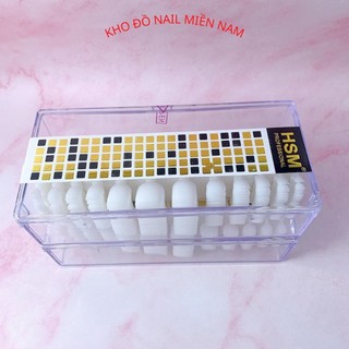 Móng úp chân hsm dạng vỉ - hộp 504 móng úp chân chuẩn phom