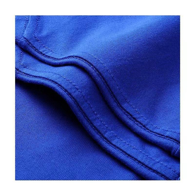 Áo phông áo thun unisex nam nữ màu xanh nước biển 100% cotton mềm mịn mùa hè siêu mát đủ size đủ màu đến 3XL