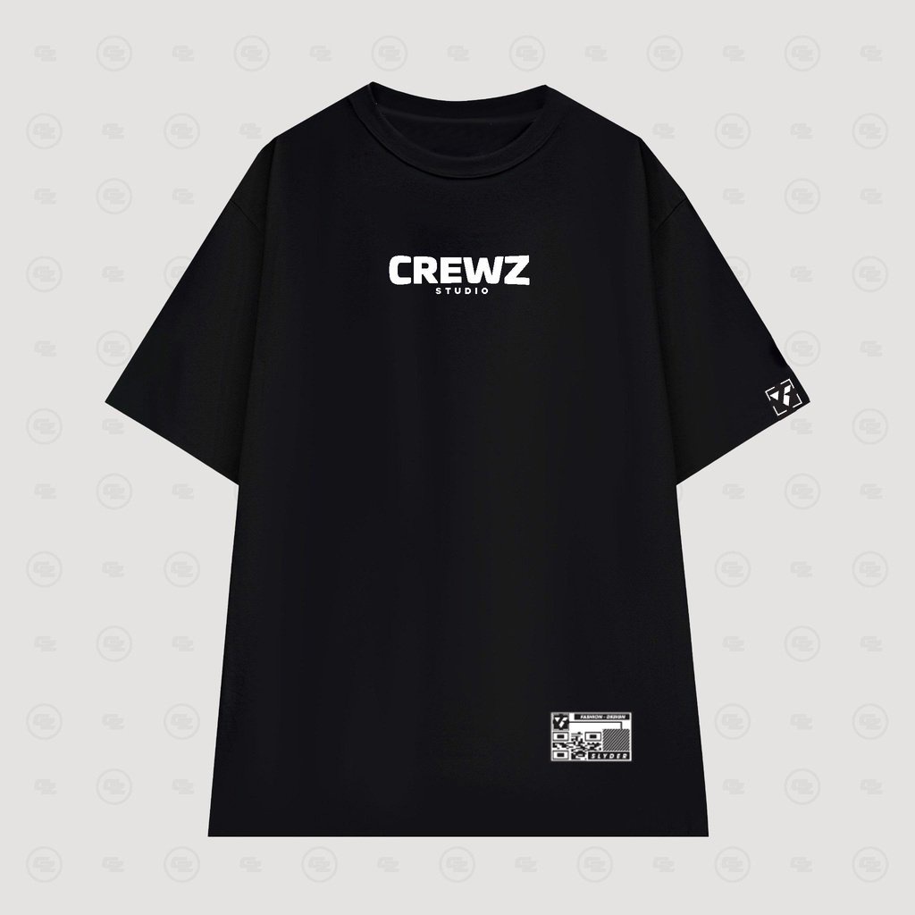 Áo thun nam nữ unisex tay lỡ CREWZ laylazm, áo phông form rộng cổ tròn chất đẹp | BigBuy360 - bigbuy360.vn