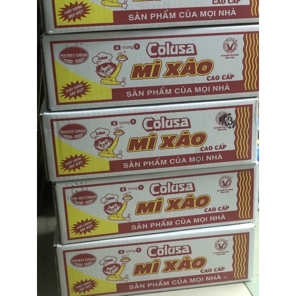 Thùng 30 gói Mì xào Colusa Miliket hương vị Gà gói 85g - có sẵn chính hãng