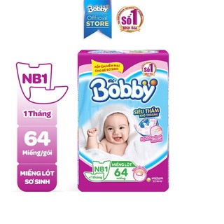 Miếng lót sơ sinh Bobby Newborn,Tã dán Bobby