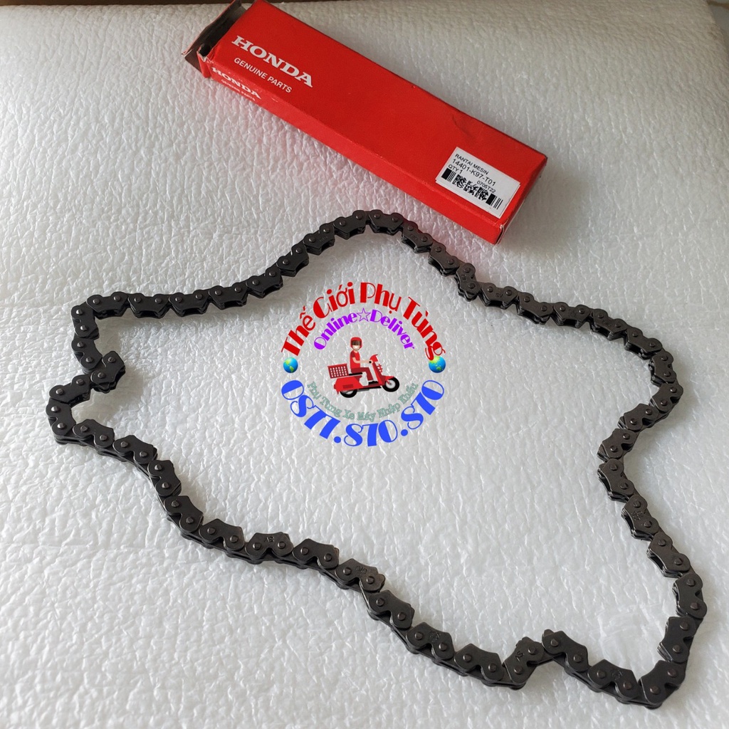 Sên  cam 92 mắt Vario, Click thái, Ab 125, PCX, SH Việt... Zin Honda Thái Lan - 14401-K97-T01