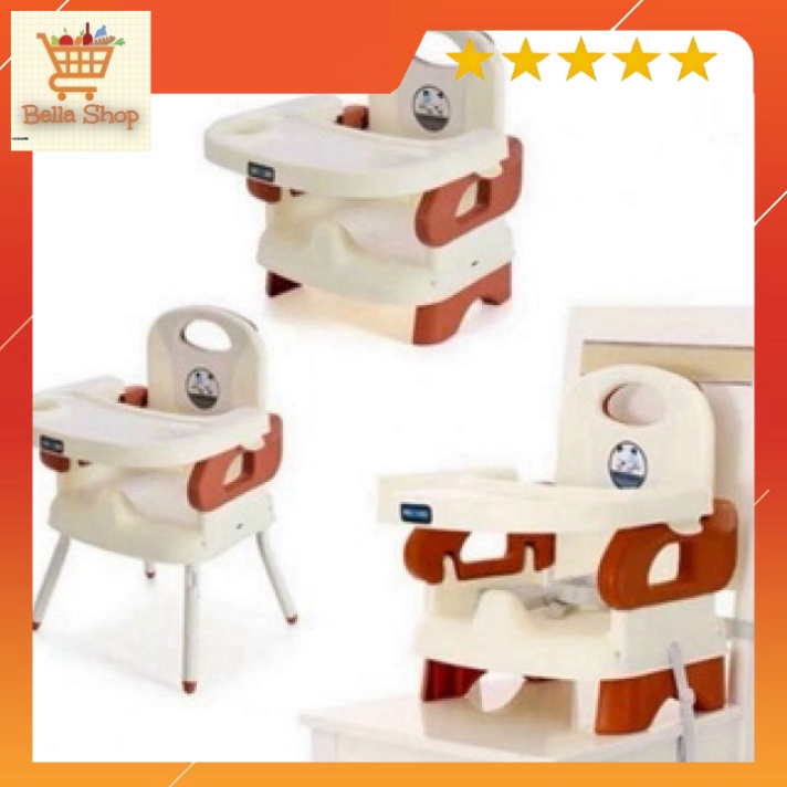 Ghế ăn dặm gấp gọn , ghế tâp ăn cho bé 3 in 1 kèm chân sắt siêu chắc chắn BOOSTER SEAT (full hộp)