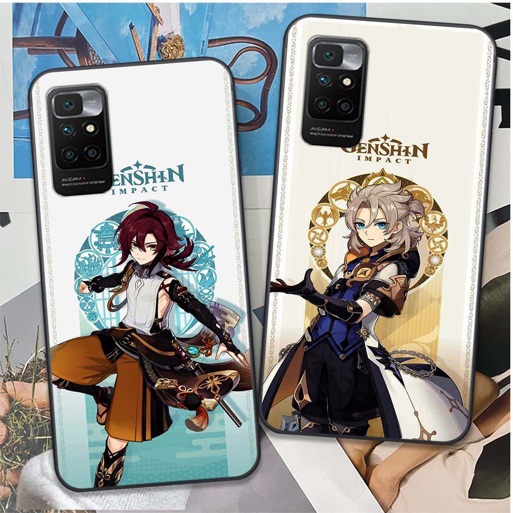 Ốp Xiaomi Redmi 10C / Redmi 10A / Redmi 10 bộ hình Anime hoạt hình GenShin cute, dễ thương