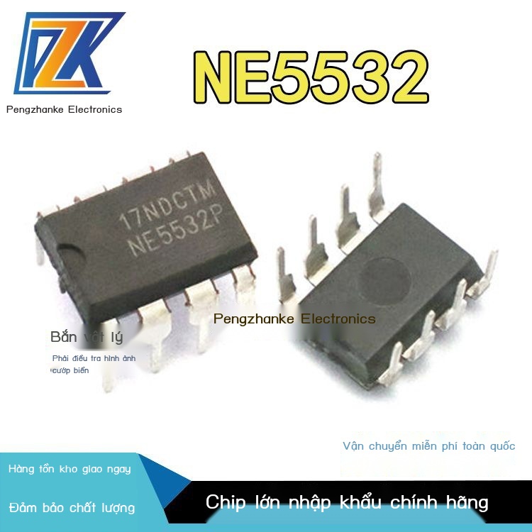 Lấy một mảnh và gửi 10 NE5532P NE5532 DIP-8 IC chip khuếch đại hoạt động khuếch đại hoạt động