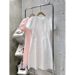 ĐẦM MIDI TAY BỒNG XỐP MỀM