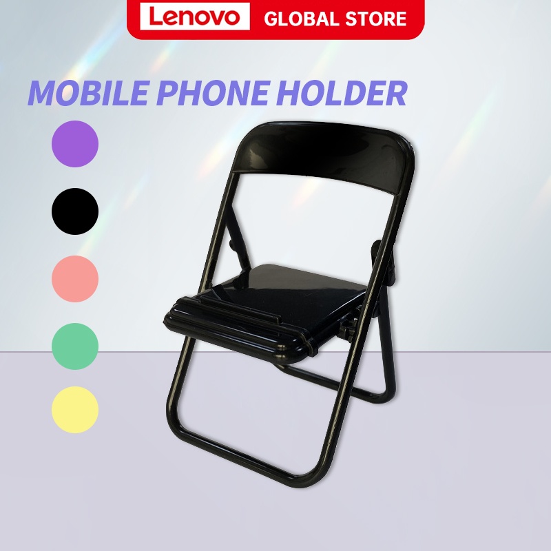 Giá đỡ điện thoại LENOVO mini thiết kế hình ghế ngồi xinh xắn