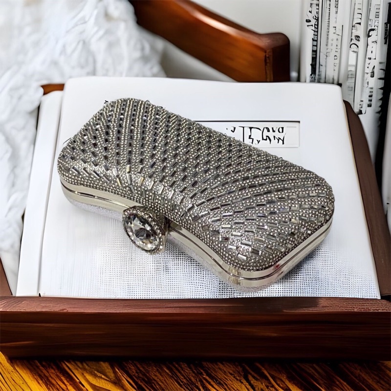 Bóp Đầm Đeo Vai Kết Hạt Thủ Công Hàng Cao Cấp Có Quai{ Nhận giao hoả tốc trong ngày khu vực tphcm}