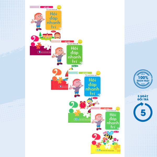 Sách - Combo Hỏi Đáp Nhanh Trí - Tập 5 + 6 + 7 + 8 (Bộ 4 Cuốn) - ND