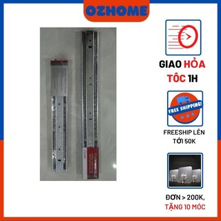 [CAM KẾT CHÍNH HÃNG] Ray bi 3 tầng giảm chấn Hafele 400mm/450mm/500mm