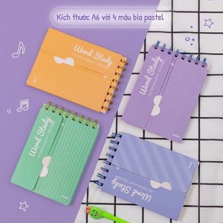Sổ học từ vựng klong word study a6 120 trang