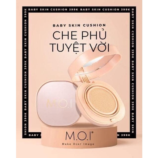 Phấn nước cushion kiềm dầu MOI Hồ Ngọc Hà chống nước chống nắng che khuyết điêm Hàn Quốc chính hãng
