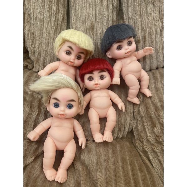 Búp Bê Nam 5Ich  Slicon Mềm Baby Dolls