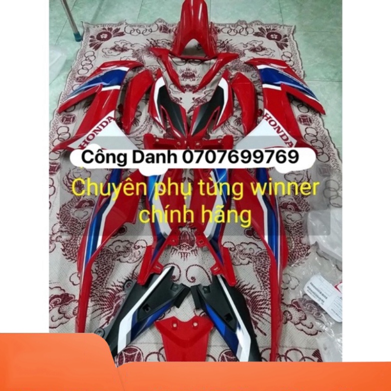 Dàn Áo Winner X V2 màu Đỏ HRC zin new chính hãng (xé lẻ)