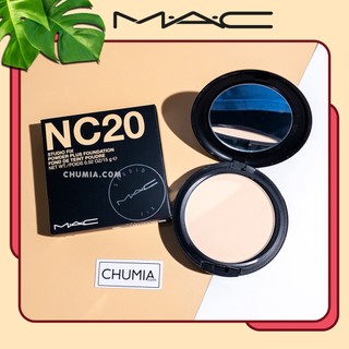 Phấn phủ MAAC Studio Fix 15g kiềm dầu bột nén không màu chống nước trắng da bộ trang điểm chính hãng PP chumia