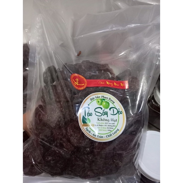 Táo sấy dẻo không hạt Ninh Thuận hộp 500g