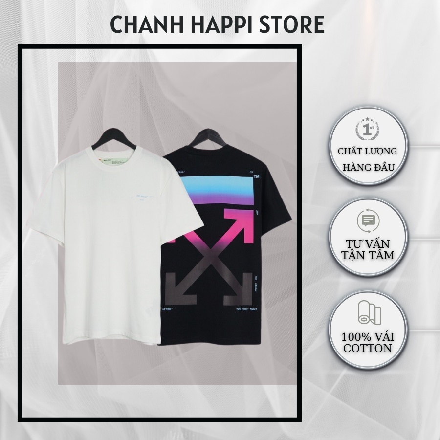 Áo thun OFF WHITE Gradient Nam Nữ - Full tem tag LikeAuth