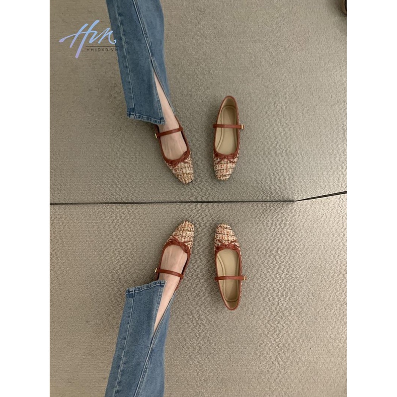 Giày Mary Jane Phong Cách Thời Trang Pháp 2023 Dành Cho Nữ