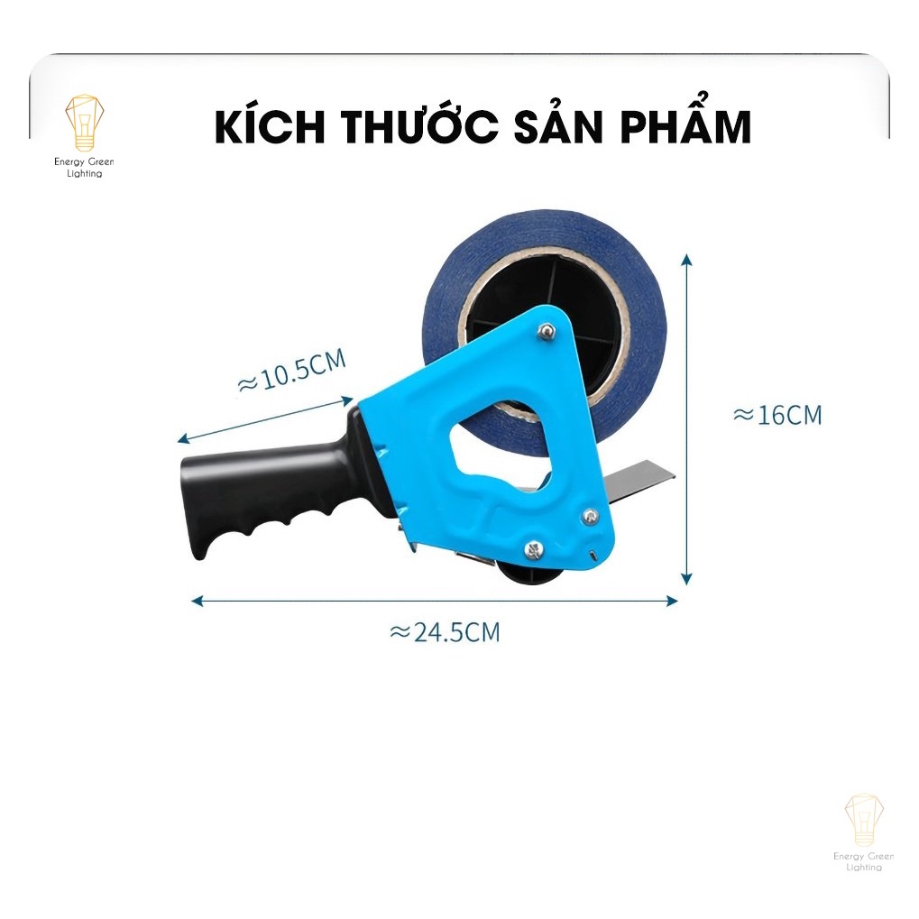 Dụng Cụ Cắt Băng Dính Energy Green Lighting T15009 - Có Cán Tay Cầm Cao Cấp Lớn - Nhanh Gọn Và Hiệu Quả