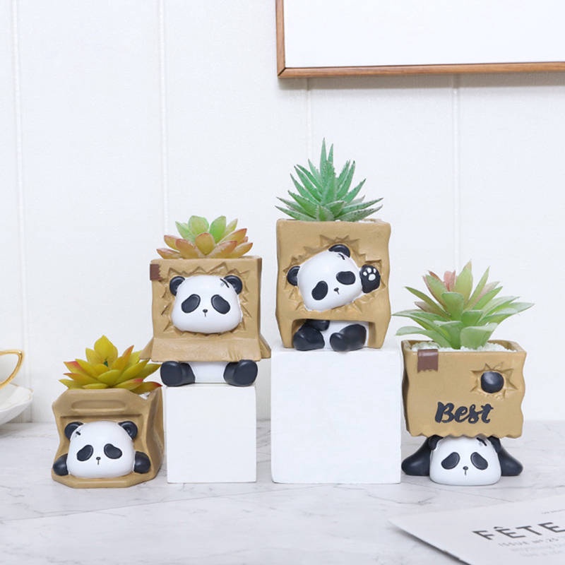 Lọ Đựng Bút Hình Gấu Trúc Hoạt Hình Dễ Thương Siêu Bền Dùng Trang Trí Nhà Cửa