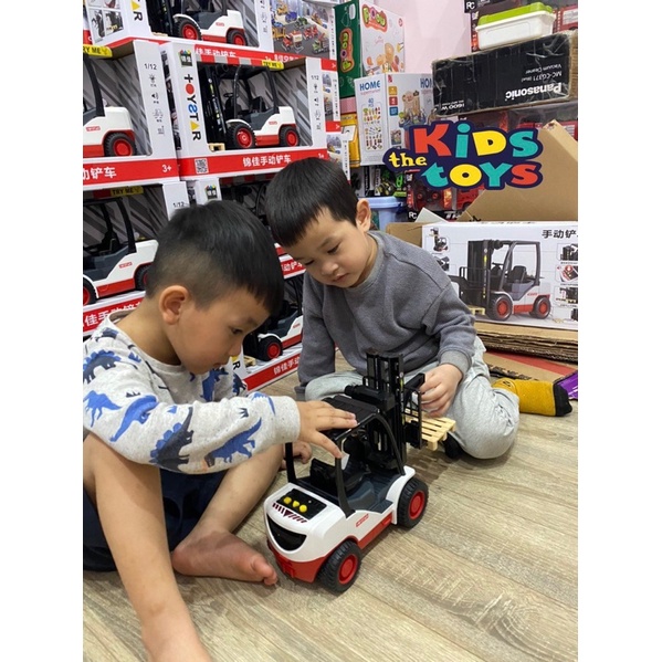 Xe Nâng, Xe Cẩu Đa Năng cao cấp Toystar âm thanh, đèn, đa chức năng.
