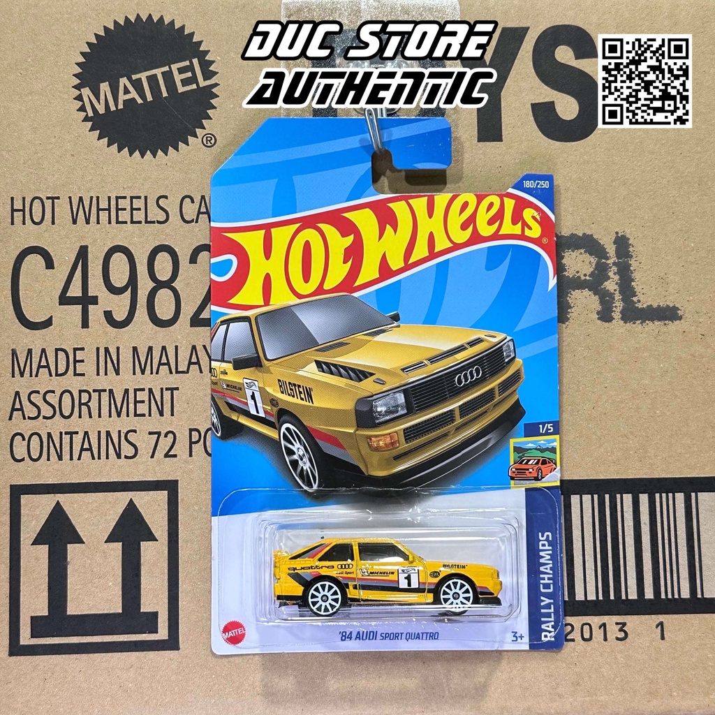 ducstore.vn Xe mô hình HCV29 Hot Wheels 84 Audi Sport quattro