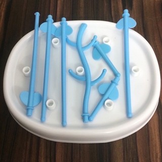 Khay úp bình sữa, núm ty tiện lợi