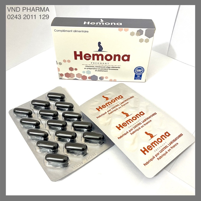 VIÊN UỐNG BỔ BẦU HEMONA (HỘP 30 VIÊN)