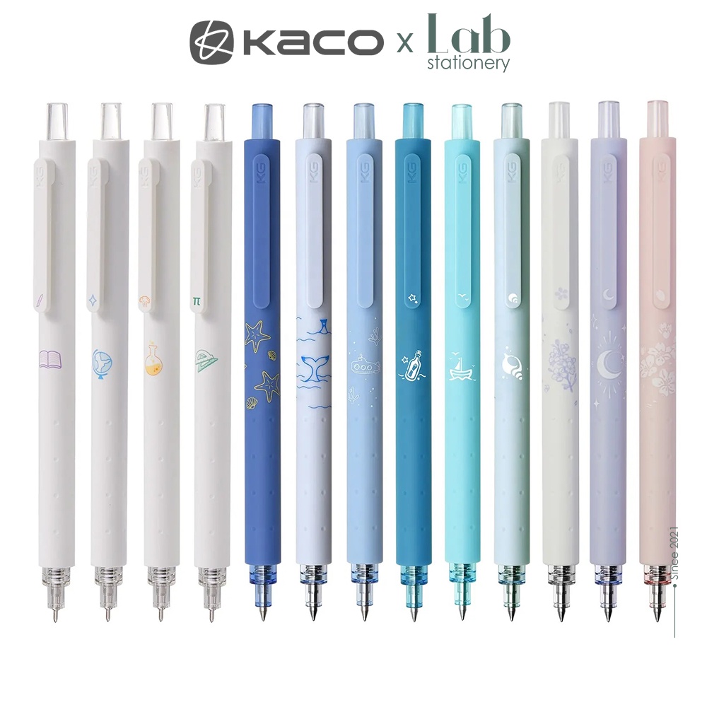 Bộ 3 4 5 Bút Mực Gel Kaco Rocket Ngòi 0.5mm Phiên Bản Đặc Biệt Hàng Chính Hãng