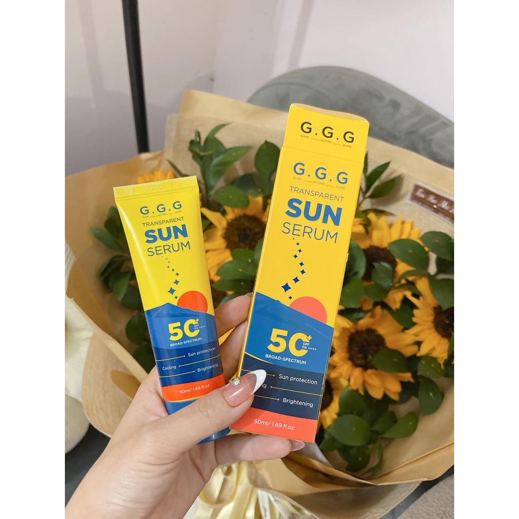 Kem chống nắng GGG Transparent Sun Serum SPF 50+