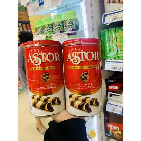 Bánh Quế Astor Chocolate Indonesia Hộp 330G
