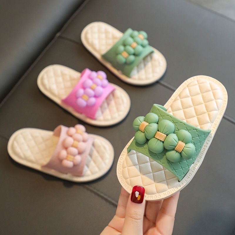 Dép Đế Bằng Chống Trượt Cho Trẻ Em Chất Liệu Cao Cấp Mẫu Mã Phong Cách Hót