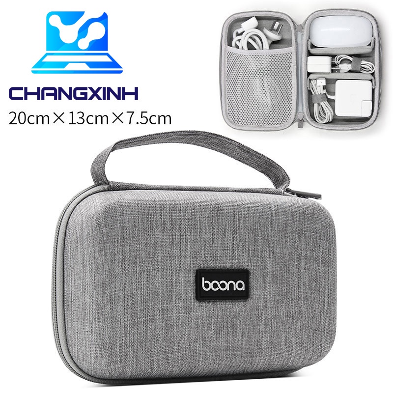 Túi đựng phụ kiện CHANGXINH BN-F016 TT214, đựng chuột, cáp, sạc laptop và ĐT