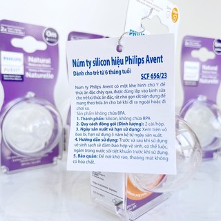 Núm ty size Y bình Philips Avent Natural