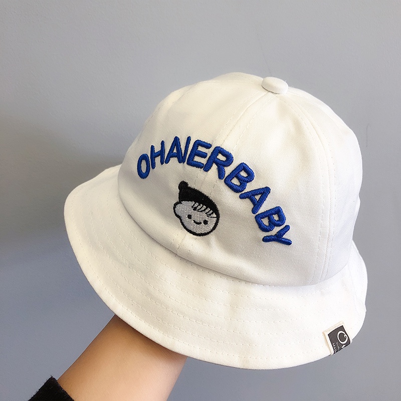 Mũ Vành Cho Bé Từ 8 - 24 tháng tuổi OHAIERBABY, Có quai đeo, Che Nắng Mùa hè, Chất Cotton