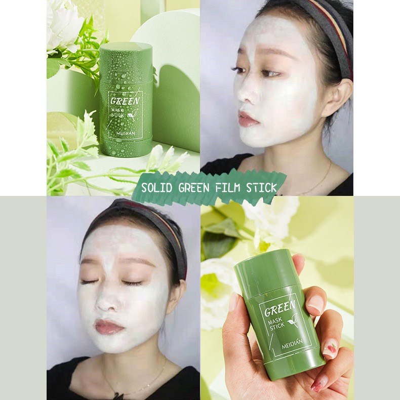 MẶT NẠ DẠNG SÁP LĂN CHIẾT XUẤT TRÀ XANH VÀ CÀ TÍM , GIÚP KIỀM DẦU SE KHÍT LỖ CHÂN