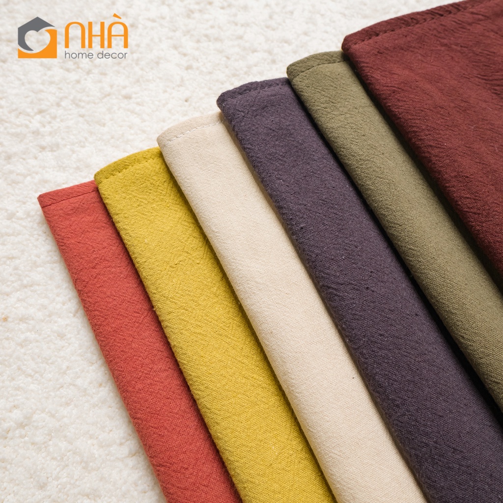 Gối Tựa Lưng Gối sofa Cotton Trơn Màu Phong Cách Nhật Bản