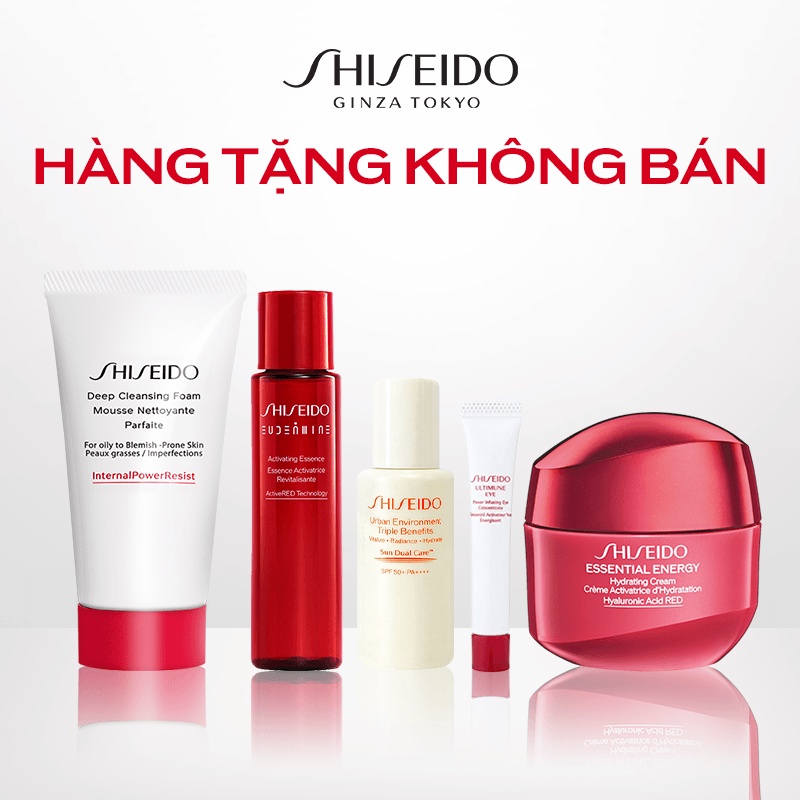 [Quà tặng không bán] Bộ quà Shiseido tặng kèm UTM 150TH 75ml (MAR'23)