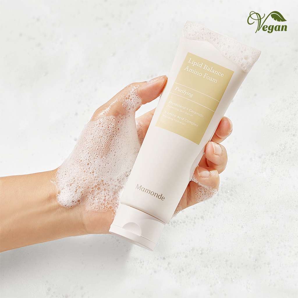 Nước Tẩy Trang Mamonde Cân Bằng Nước / Dầu / Sữa Rửa Mặt Amino Foam PH Thấp Phytosterol 17-Amino Acid