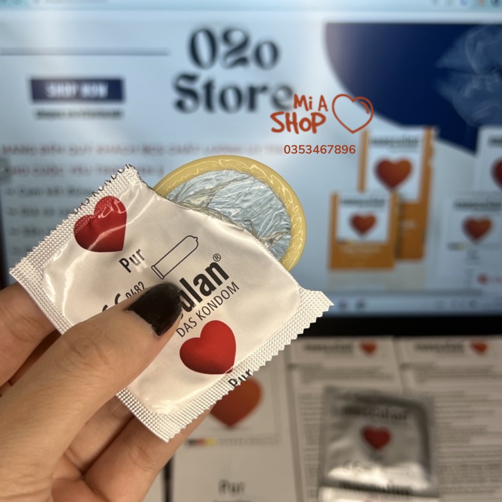 Bao Cao Su Masculan Pur Superfine Mỏng chân thật - Không Mùi Cao Su - Có nhiều gel bôi trơn – Hương thơm dịu nhẹ